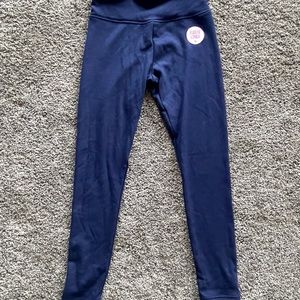 Justice girls blue leggings.
